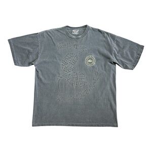 Vintage Lacoste Chemise Men’s T-Hhirt Tennis rackets Gray Size XL USA